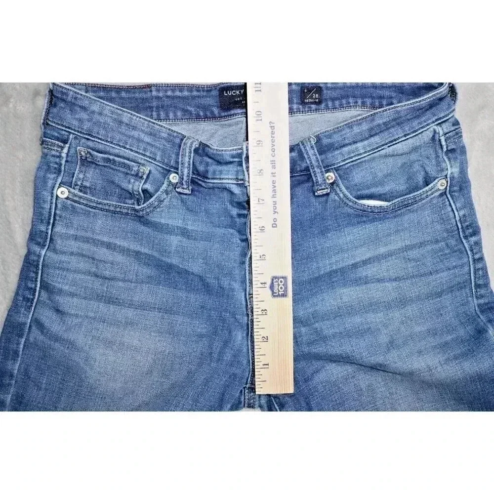 Lucky Brand Mid Rise Ava Skinny Ankle Medium Wash Size 6/28 Stretch Denim